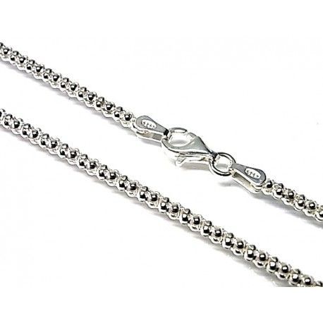 Cadena core de Plata de ley 45 Cm. 2 Mm.